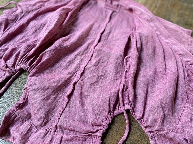 asana 麻100％ うぶぎ・草木染め