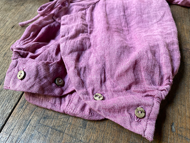 asana 麻100％ うぶぎ・草木染め