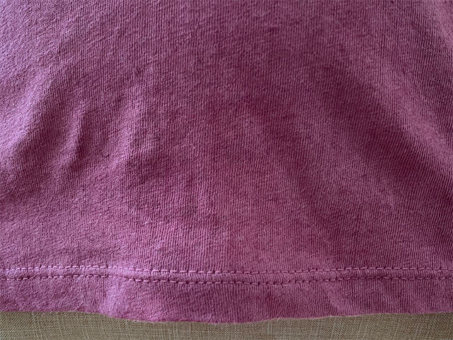 asana KIDS ヘンプコットン 薄手 ラグランTee・草木染め