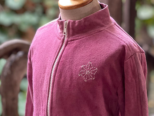 asana KIDS ヘンプコットン 厚手 ジャージ トップス・草木染め