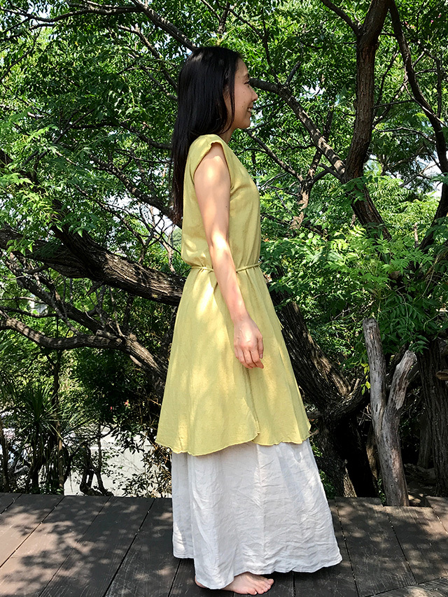 asana ヘンプコットン 縄文チュニック・草木染め【パヤカ オンライン