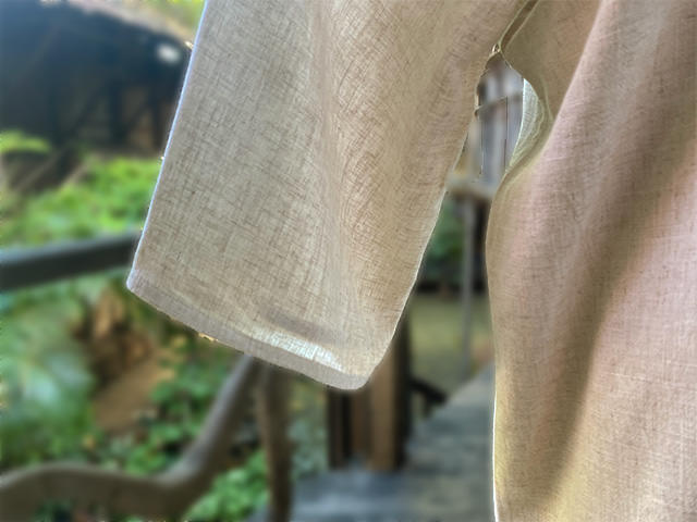 asana HEMP100% テロテロ 貫頭衣 ロング ワンピース●きなり asana HEMP100% テロテロ 貫頭衣 ロング ワンピース・きなり