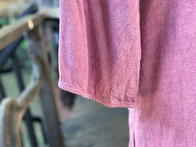 asana HEMP100% テロテロ 貫頭衣 ワンピース・草木染め