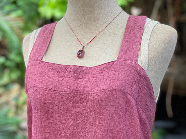 asana HEMP100% エプロン・草木染め