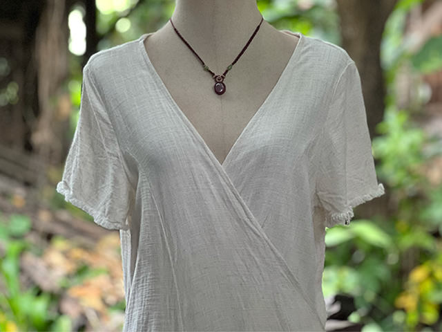 asana HEMP100% テロテロ 切り替え カシュクール ロング