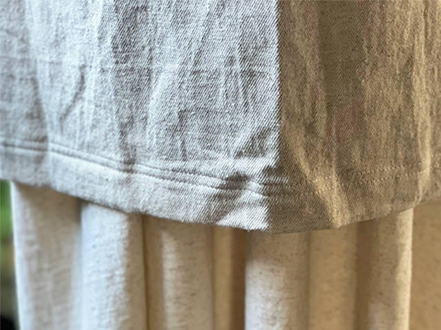 asana HEMP100% 厚手 エプロン・きなり