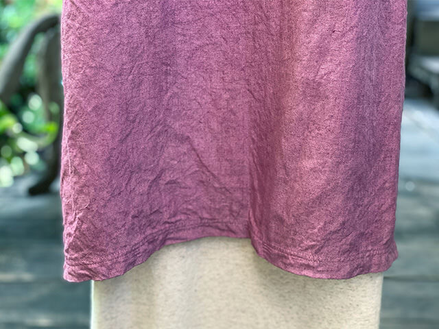 asana HEMP100% 厚手 エプロン・草木染め