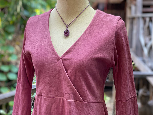 asana ヘンプコットン 厚手 ナウシカ チュニック・草木染め