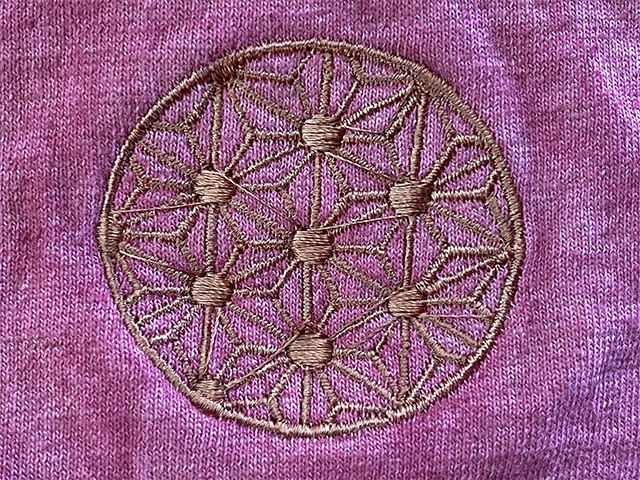 asana ヘンプコットン スウェット あったか ノースリーブ ワンピース・草木染め