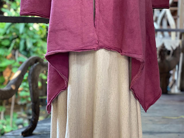 asana ヘンプコットン ふかふか カーディガン・きなり