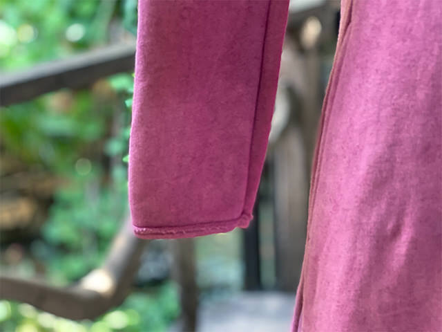 asana ヘンプコットン ふかふか ロング ワンピース・草木染め