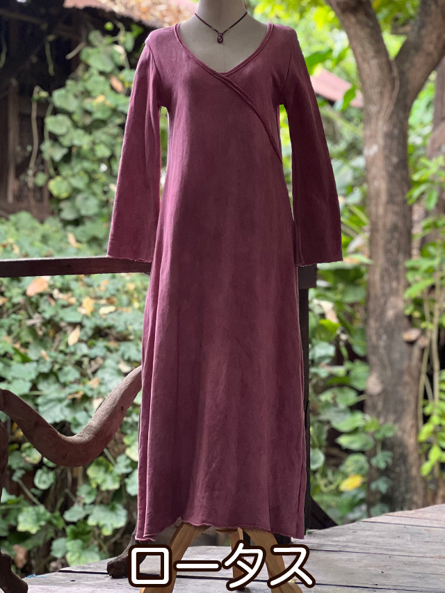asana ヘンプコットン ふかふか カシュクール風 ロング