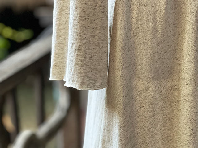 asana ヘンプコットン 厚手 ナウシカ ワンピース・きなり