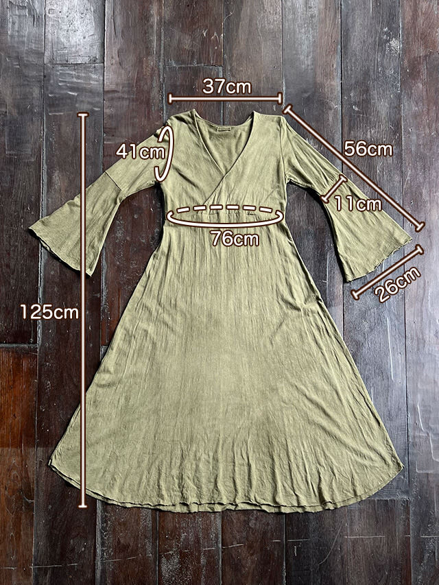 asana ヘンプコットン 厚手 ナウシカ チュニック・きなり