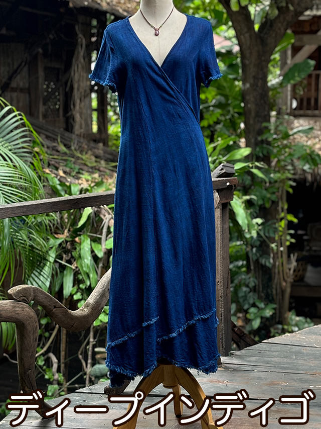 asana HEMP100% テロテロ 切り替え カシュクール ロング