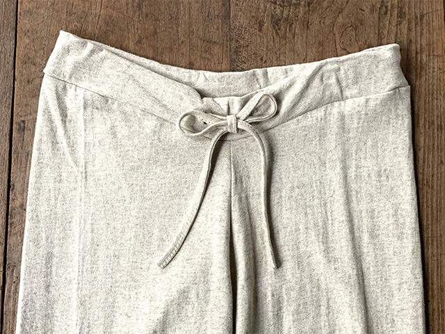 asana ヘンプコットン 厚手 レギンス・きなり