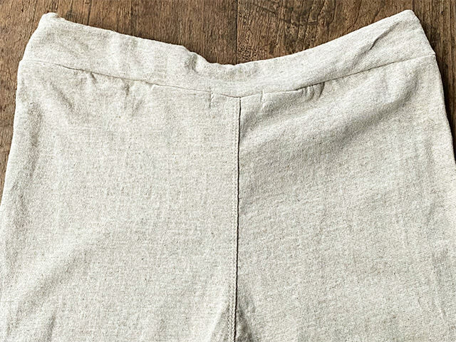 asana ヘンプコットン 厚手 レギンス・きなり