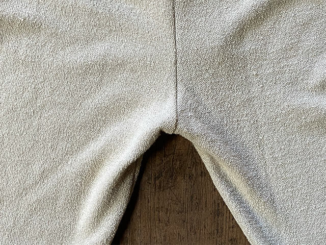 asana ヘンプコットン スウェット レギンス・きなり