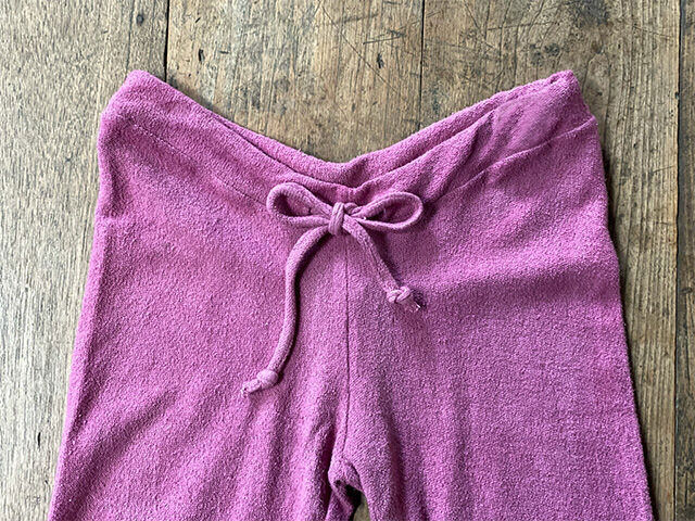 asana ヘンプコットン スウェット レギンス・草木染め