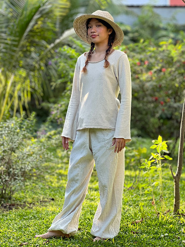 asana HEMP100% タイパンツ・きなり【パヤカ オンラインショップ】