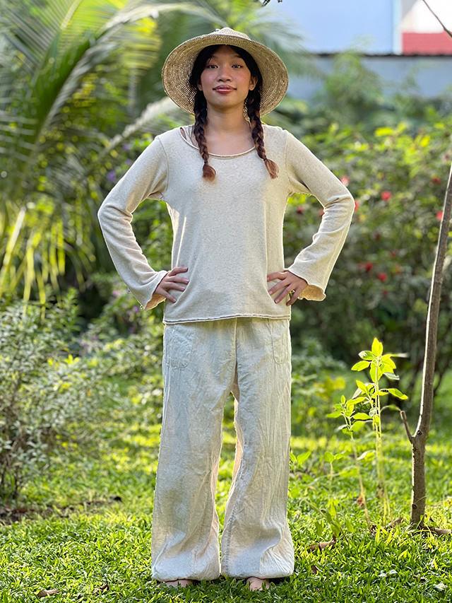 asana HEMP100% タイパンツ・きなり【パヤカ オンラインショップ】