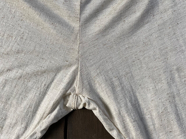 asana ヘンプコットン テロテロ レギンス・きなり