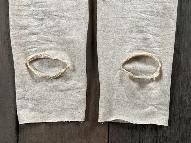 asana ヘンプ リネン コットン ストレッチ トレンカ・きなり