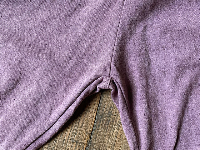 asana ヘンプ リネン コットン ストレッチ トレンカ・草木染め