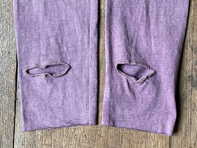 asana ヘンプ リネン コットン ストレッチ トレンカ・草木染め