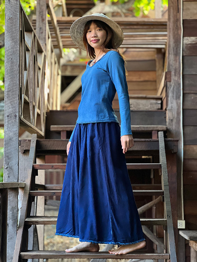 asana HEMP100% NEW パンツスカート・草木染め【パヤカ オンライン