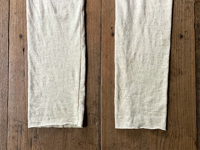 asana ヘンプコットン 薄手 レギンス・きな