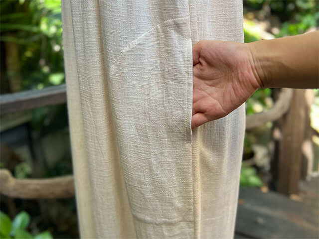 asana asana 麻100% ガーゼ オーバーオール・きなり% ガーゼ オーバーオール・きなり