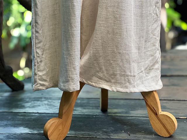 asana asana 麻100% ガーゼ オーバーオール・きなり% ガーゼ オーバーオール・きなり