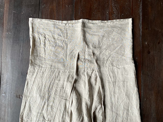 asana HEMP100% タイパンツ・きなり