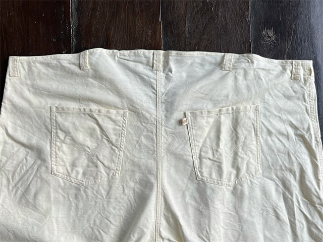 asana HEMP100% デニム風 まつり タイパンツ・きなり