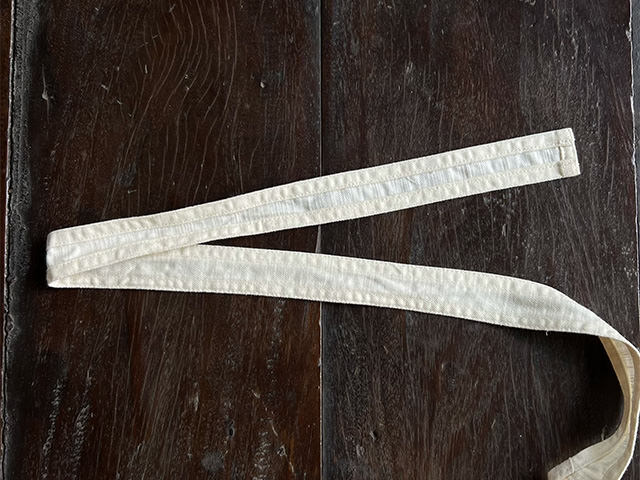 asana HEMP100% デニム風 まつり タイパンツ・きなり