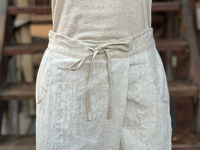 asana HEMP100% イージー パンツ・きなり