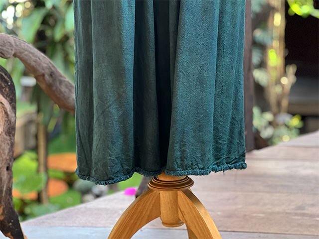 asana HEMP100% テロテロ パンツ スカート・きなり