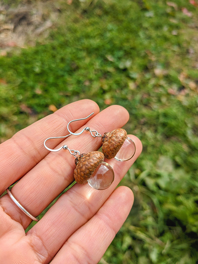 特別価格【秋空マロン】ブラウントパーズシトリン他　チャームピアスイヤリング 特別価格【秋空マロン】ブラウントパーズシトリン他チャームピアス