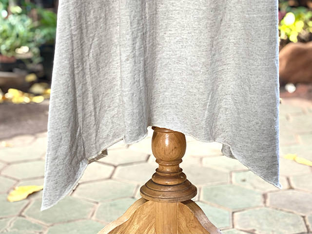 asana ヘンプコットン 厚手 2WAY スカート・きなり