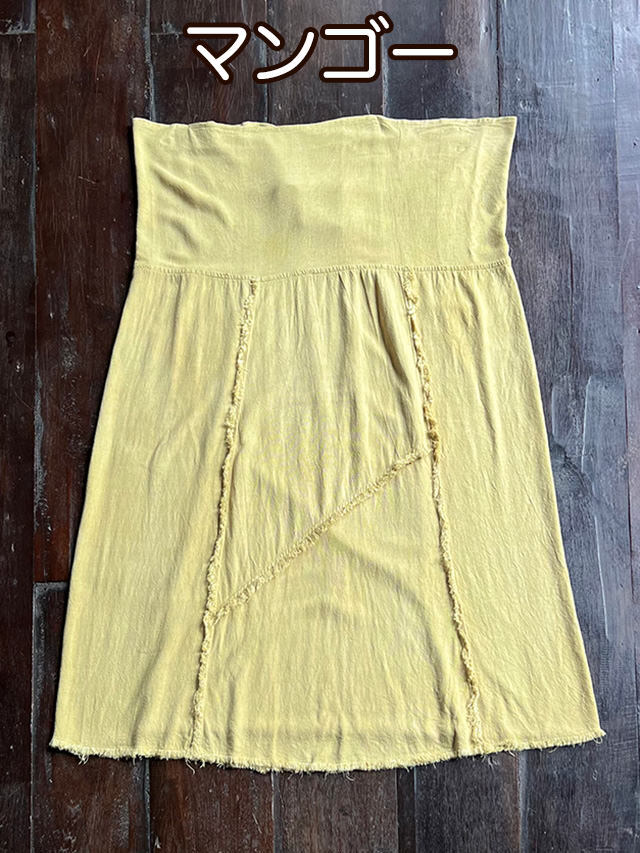 asana HEMP100% テロテロ タイパンツ スカート・草木染め【パヤカ