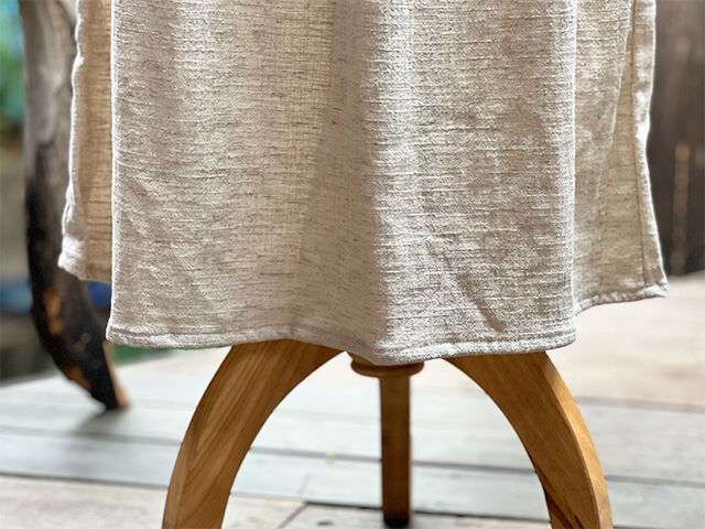 asana ヘンプコットン 2WAYスカート・きなり