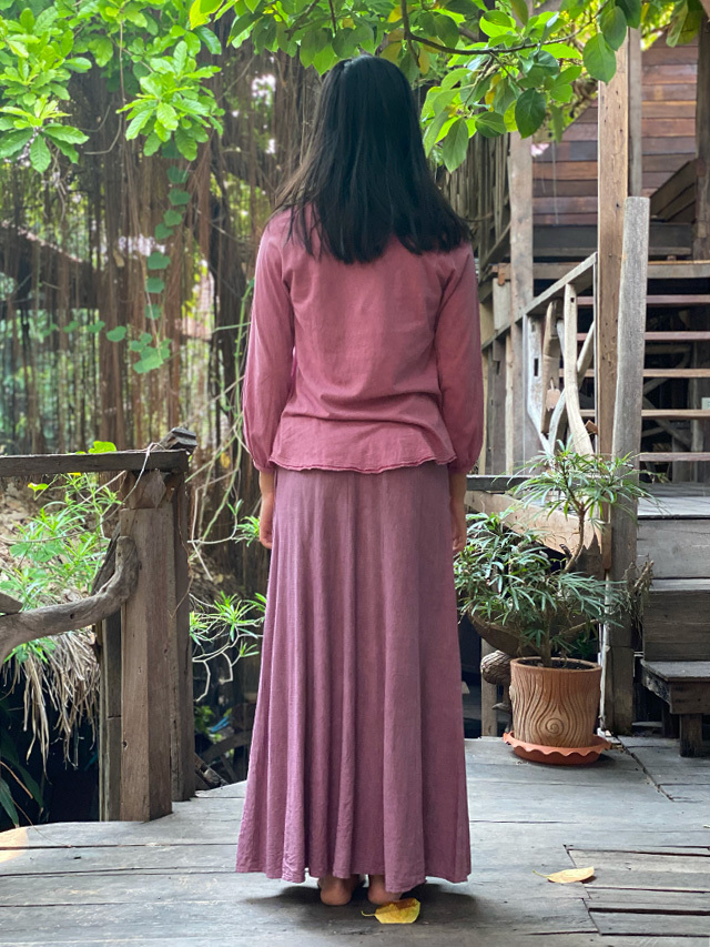★A.P.C.★カイラ スカート リネンライクボイルプリーツ スカート （ロング・マキシ丈