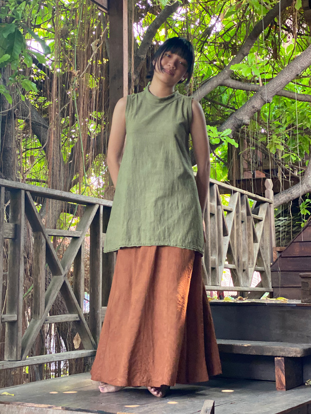 パヤカ payaka HEMP100% 手織り テロテロ チュニック パヤカ payaka HEMP100% 手織り テロテロ チュニック - メルカリ
