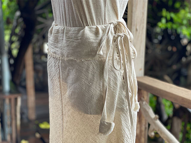 asana HEMP100% バイアス スカート・きなり【パヤカ オンライン