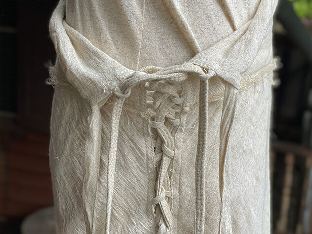 asana HEMP100% バイアス スカート・きなり