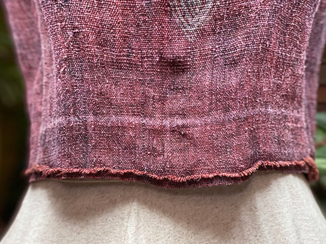 Karma HEMP100% タンクトップ・ろうけつ草木染め