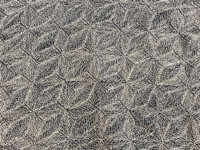 HEMP100% 麻柄 刺し子 貫頭衣