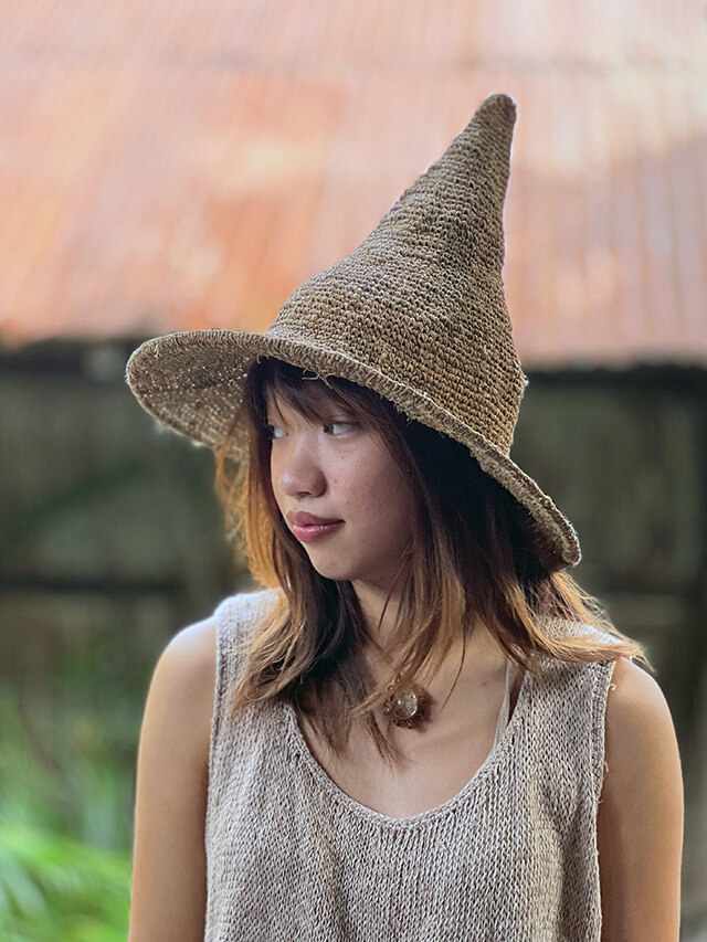HEMP100% 手編みとんがり帽子【パヤカ オンラインショップ】