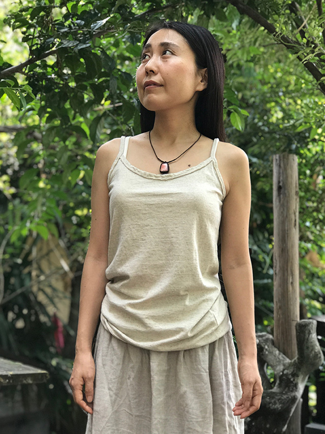 asana ヘンプコットン キャミソール・きなり【パヤカ オンラインショップ】